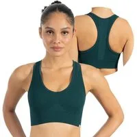 Smilodox Sport-BH Amaze Pro, Seamless Sport Bra Gerippter Stoff Fitness Yoga Alltag Raberback Top, Atmungsaktiv, ohne Bügel, Fitness