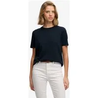 Superdry T-Shirt Essential Logo Emb Tee aus Baumwolle, normale Passform, Rundhalsausschnitt, Kurzarm