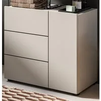 Inn.Furn Waschbeckenunterschrank Larik (Waschtisch Unterschrank in Kaschmir / Sand, Breite 60 cm) 2-türig