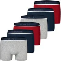 Schiesser Boxershorts Organic Cotton mit Webgummibund, im 6er Pack