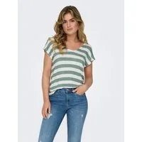 ONLY V-Shirt ONLLIRA LIFE S/S V-NECK TOP JRS NOOS