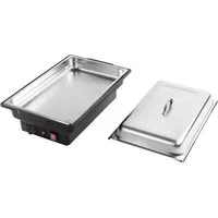 Royal Catering Speisenwärmer Chafing Dish 900 W GN 1/1 Behälter 65 mm 8L Warmhaltebehälter Gastro, verschiedene Größen