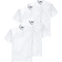 Schiesser T-Shirt American Shirt (4-tlg) unterziehshirt unterhemd kurzarm