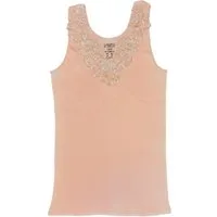 Toker Collection® Achselhemd Damen Unterhemd mit extra breiter Spitze (1 Stück, einzeln gepackt) Spitze in vielen Varianten