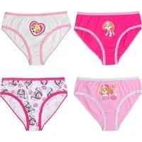 PAW PATROL Slip Mädchen Unterhose 4er Pack – Bequeme Baumwolle für den Alltag