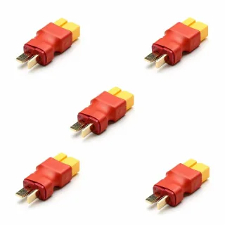 5PCS Amass XT60 Female To T Plug Male Adapter Connector For RC Models