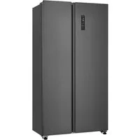 exquisit Side-by-Side SBS46-040D inoxlook-az, 177 cm hoch, 91 cm breit