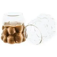 Mulex Gläser-Set - Cappuccino Gläser Trinkgläser 350 ml - Hitzebeständig, 4-tlg.