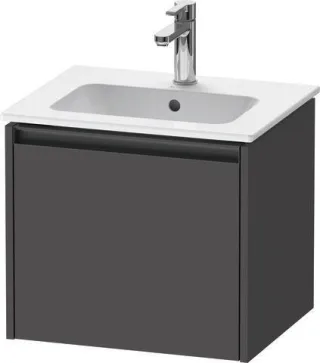 Duravit Ketho.2 Waschtischunterbau wandhängend Graphit Matt 510x420x440 mm - K25061049490000 K25061049490000