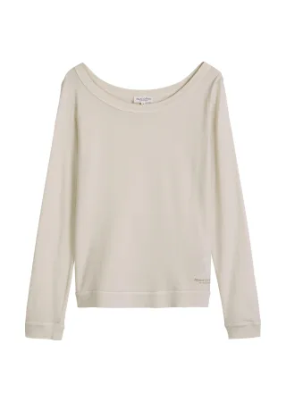 Marc OPolo Casual - Longsleeve regular Grey Silk - Gr. - M