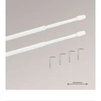 LYSEL® Gardinenstange Vitragenstange flachoval, L 30-50 cm