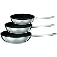 RÖSLE Pfannen-Set PUREELEMENTS 3-tlg. Keramik ProCeraPlus, Edelstahl 18/10 (Set, 3-tlg)