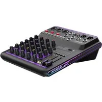 nsihing Mischpult 5-Kanal DSP Digital Mischpult, Audio Mixer mit 99 DSP Effekten, USB, Audio Interface, 48V Phantomspeisung, Bluetooth MP3 Player
