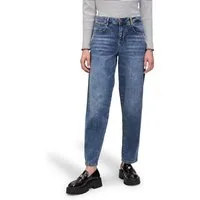 Cartoon Ankle-Jeans Damen mit Waschung