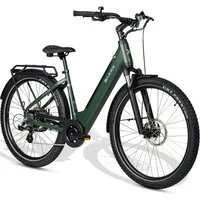 SAXXX E-Bike Cityrad Damen und Herren 28x2,35 Zoll, SAXXX SUV Pedelec, 468 Wh, max. 120km, 7 Gang SHIMANO Altus Schaltwerk, Kettenschaltung, Hinterradmotor, 468 Wh, (mit Akku-Schlüssel, Beleuchtungsset, mit Gepäckträger), E-Citybike mit 250W Heckmoto