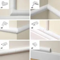 D-Line Design Kabelkanal D-Line Design Kabelkanal Zubehör-Set 30x15mm weiß