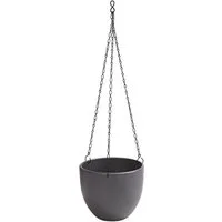 Dehner Blumenampel Hängeampel, glasierte Keramik, moderne Blumenampel, Indoor und Outdoor