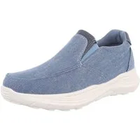 Coolwalk Bequeme Slip-On Schuhe für den Alltag – Komfortabel und stylish Sneaker (89229079) Blockabsatz Sneakers in Hellblau