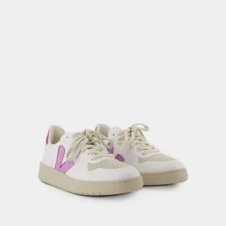 Sneakers V-10 W - Veja - Baumwolle - Weiß