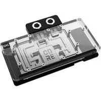 Core RX 9070 XT Steel Legend, Wasserkühlung transparent/chrom, inkl. Backplate
