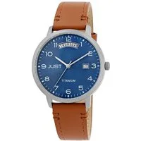 JUST WATCH Quarzuhr Fanis Herren - Silber - Datumsanzeige
