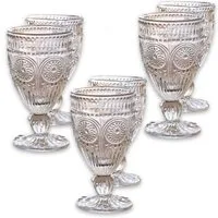 Mirabeau Glas Gläser 6er Set Leatrice klar, Glas