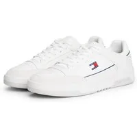 Tommy Jeans TOMMY JEANS PINPERF LTH BASKET Sneaker Freizeitschuh, Halbschuh, Schnürschuh mit farbiger Pasepellierung