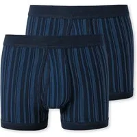 Schiesser Boxershorts Original Classics mit Eingriff, Streifen-Muster, im 2er Pack