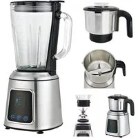 KB Elements Standmixer ELK303G, 600 W, Full-Touch-Display mit 5 Geschwindigkeiten, Voll-Kupfer-Motor