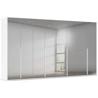 LeGer Home by Lena Gercke Kleiderschrank Schrank Garderobe Ankleide Schlafzimmer Flur SERINA Eyecatcher (3 verschiedene Ausstattungen BASIC/CLASSIC/PREMIUM (inkl. SOFT-CLOSE) in 6 Breiten (101 - 401 cm) mit Front Glas oder Dekor MADE IN GERMANY