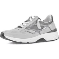 rollingsoft Keilsneaker, Freizeitschuh, Halbschuh, Schnürschuh, Außenreißverschluss, G-Weite
