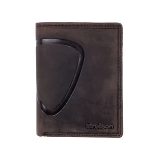 Strellson - baker street knox billfold v8 darkbrown - Gr. - One Size
