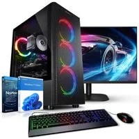 Kiebel Total V Gaming-PC-Komplettsystem (27", AMD Ryzen 7 AMD Ryzen 7 5700X, RTX 5060 Ti, 32 GB RAM, 1000 GB SSD, ARGB-Beleuchtung, WLAN)