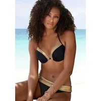 LASCANA Push-Up-Bikini-Top Elodie, mit trendigem Materialeinsatz