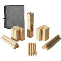 Best Sporting Spielzeug-Gartenset Kubb-Spiel Nordmann-Schach Wikinger-Spiel aus Holz