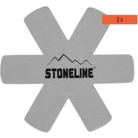 STONELINE Kochbesteck-Set Pfannenschutz-Set, 2 teilig, grau (2-tlg)