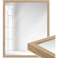 WANDStyle Wandspiegel H960, Großer Spiegel Eiche 43x53 cm, Wandspiegel groß, Ganzkörperspiegel