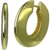GoldDream Paar Creolen GoldDream Creole Classic 22mm Ohrring (Creolen), Damen Creolen Classic aus 333 Gelbgold - 8 Karat, Farbe: gold