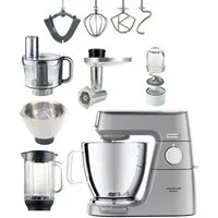KENWOOD Küchenmaschine Titanium Chef Baker XL KVL85.704SI, 1200 W, 7 l Schüssel, inkl. umfangreiches Zubehör, mit integrierter EasyWeigh Waage