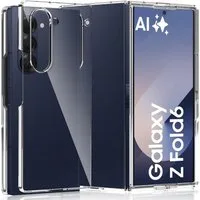 SmartUP Smartphone-Hülle für Samsung Galaxy Z Fold 6 5G Schutz Handy Tasche Silikon Cover Case 7,6 Zoll, Faltbar