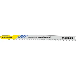 Metabo Stichsägeblätter universal wood + metal 106 mm, progressiv BiM - 623677000