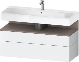 Duravit Qatego Waschtischunterbau wandhängend Weiß Matt 1190x470x590 mm - QA4396043180010 QA4396043180010