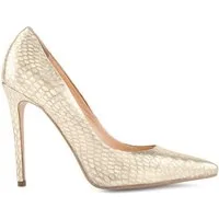GosiaK. "Maxima" in antikem Gold High-Heel-Pumps aus echtem Leder, made in EU