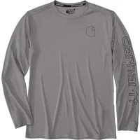 Carhartt T-Shirt Force Sun Defender™ Relaxed Longsleeve Logo T-Shirt
