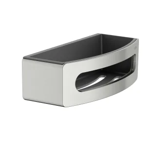Keuco Schwammkorb Elegance 11658, Einsatz anthrazit, Edelstahl-finish, 11658060001 11658060001