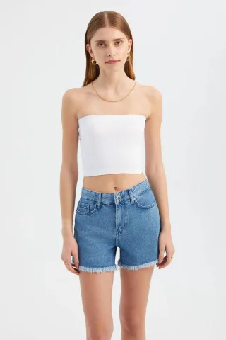 Tragefreies Basic-Crop-Top