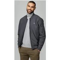 Indicode Sommerjacke Herren INMaxim Übergangsjacke Herrenjacke klassischer Bomberjacken-Stil mit gerippten Stehkragen