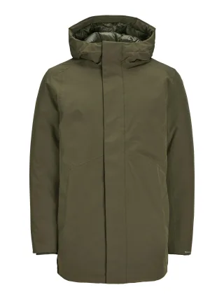 JACK&JONES - JJEKEEN PARKA SN grape leaf - Gr. - S