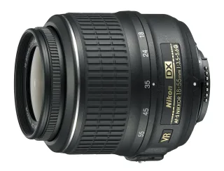 Nikon 18-55mm 1:35-56 AF-S G DX VR [für Nikon F] schwarz