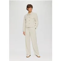s.Oliver Chinos Hose Wide-Leg-Hose aus Struktur-Jersey
